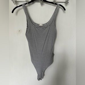 Garage striped body suit